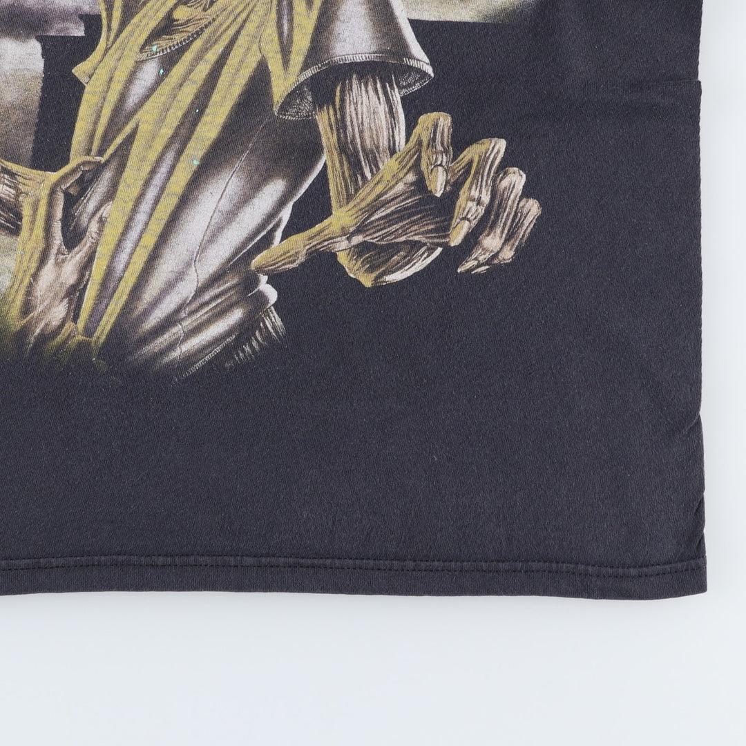 Delta IRON MAIDEN band T-shirt, size M, men's cotton black type Vintage Second Hand