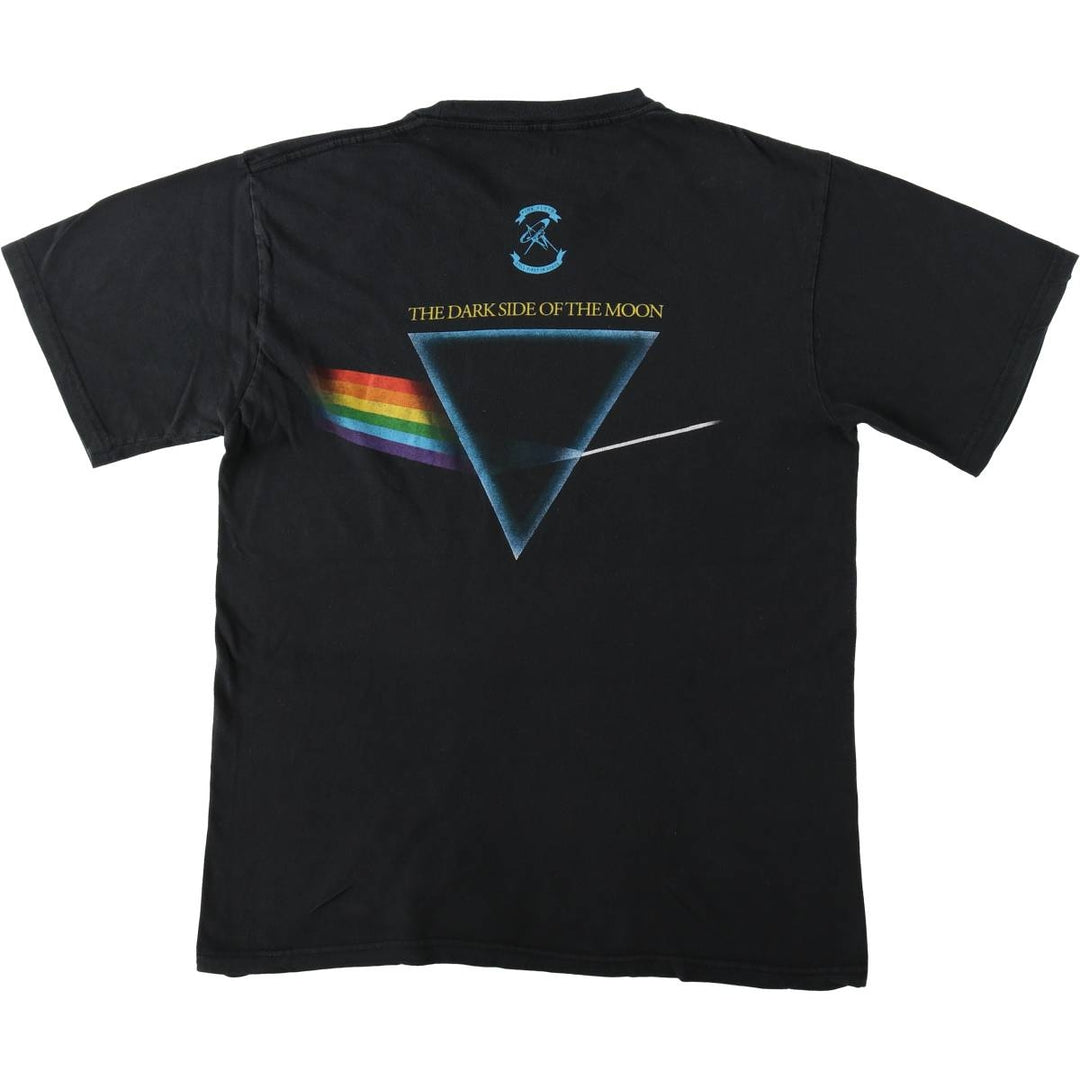 PINK FLOYD Pink Floyd Band T-shirt Band T Men's L size cotton black type Vintage Second Hand