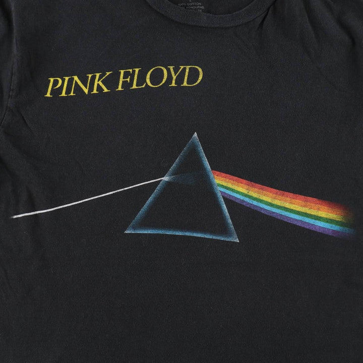 PINK FLOYD Pink Floyd Band T-shirt Band T Men's L size cotton black type Vintage Second Hand