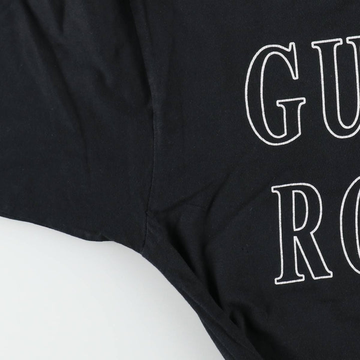 JERZEES Guns N' Roses Band T-shirt, Men's Size L (approx.) cotton black type Vintage Second Hand