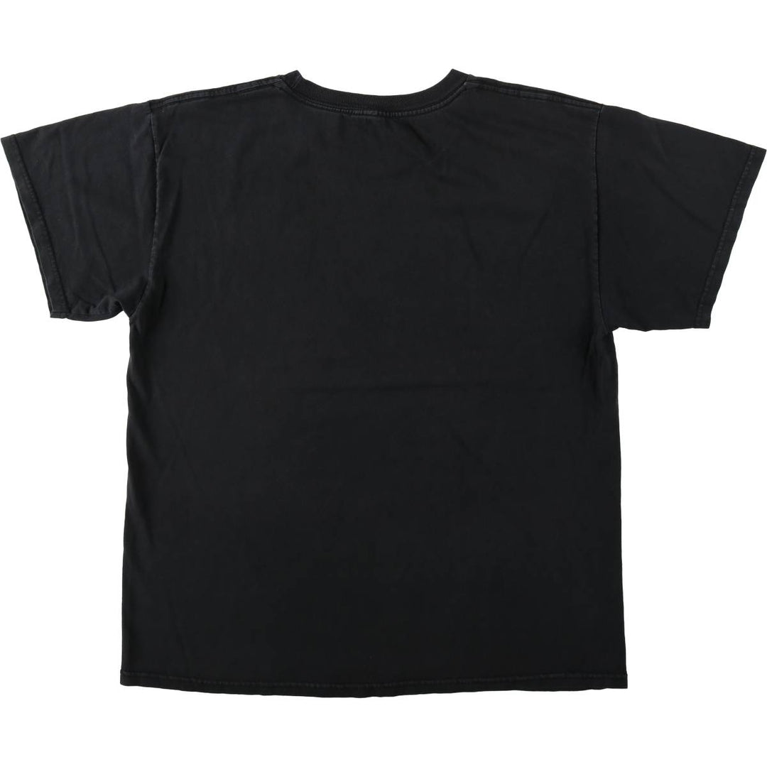 METALLICA Metallica Band T-shirt Band T Men's L size cotton black type Vintage Second Hand