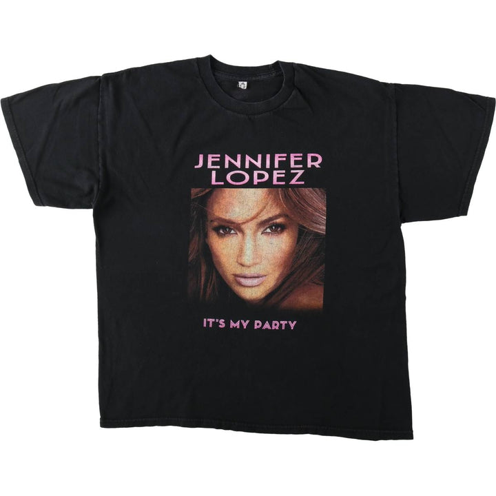 ALSTYLE Jennifer Lopez Band T-shirt (Men's size L) unclear black type Vintage Second Hand