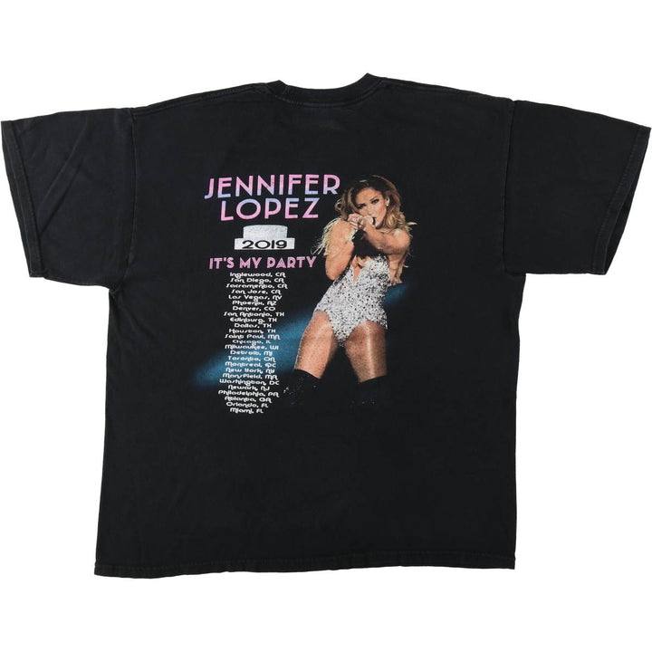 ALSTYLE Jennifer Lopez Band T-shirt (Men's size L) unclear black type Vintage Second Hand
