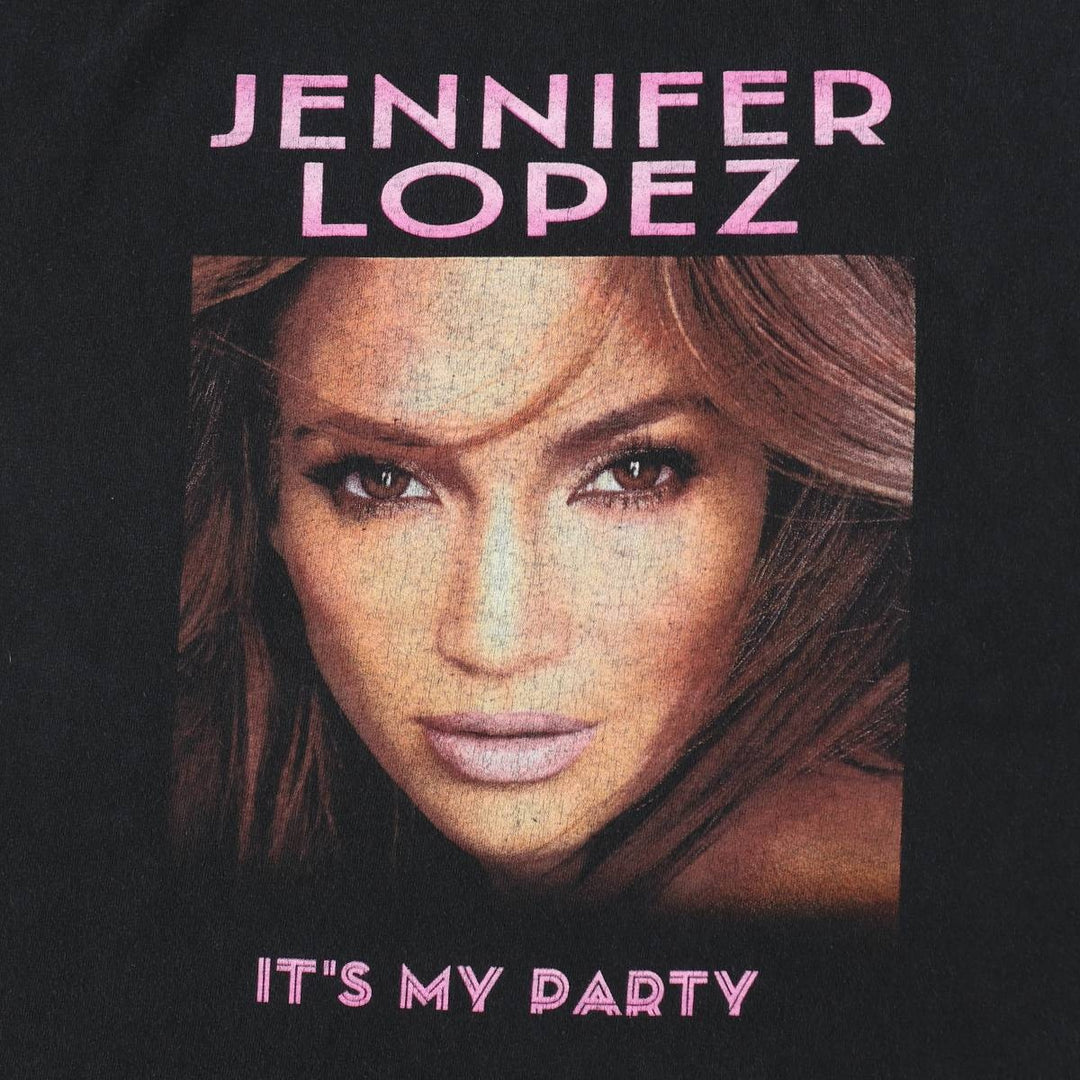 ALSTYLE Jennifer Lopez Band T-shirt (Men's size L) unclear black type Vintage Second Hand
