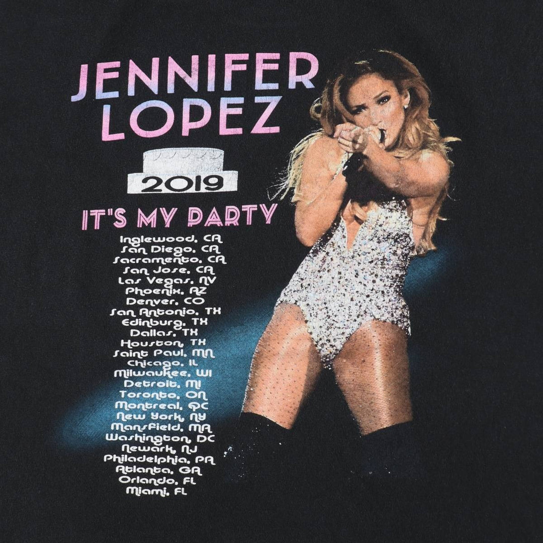 ALSTYLE Jennifer Lopez Band T-shirt (Men's size L) unclear black type Vintage Second Hand