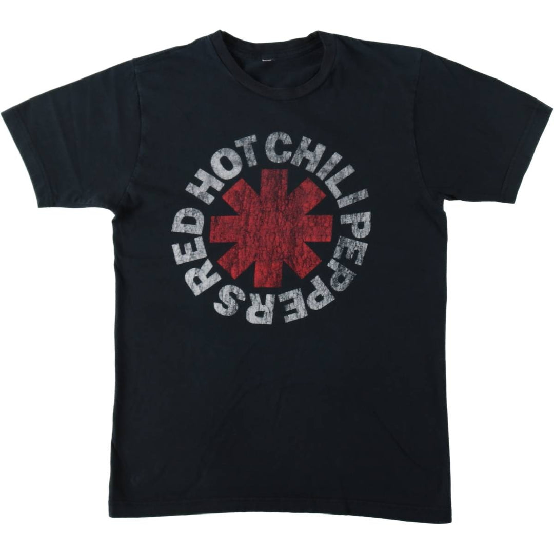 RED HOT CHILI PEPPERS Red Hot Chili Peppers Band T-shirt Band T Men's S equivalent unclear black type Vintage Second Hand