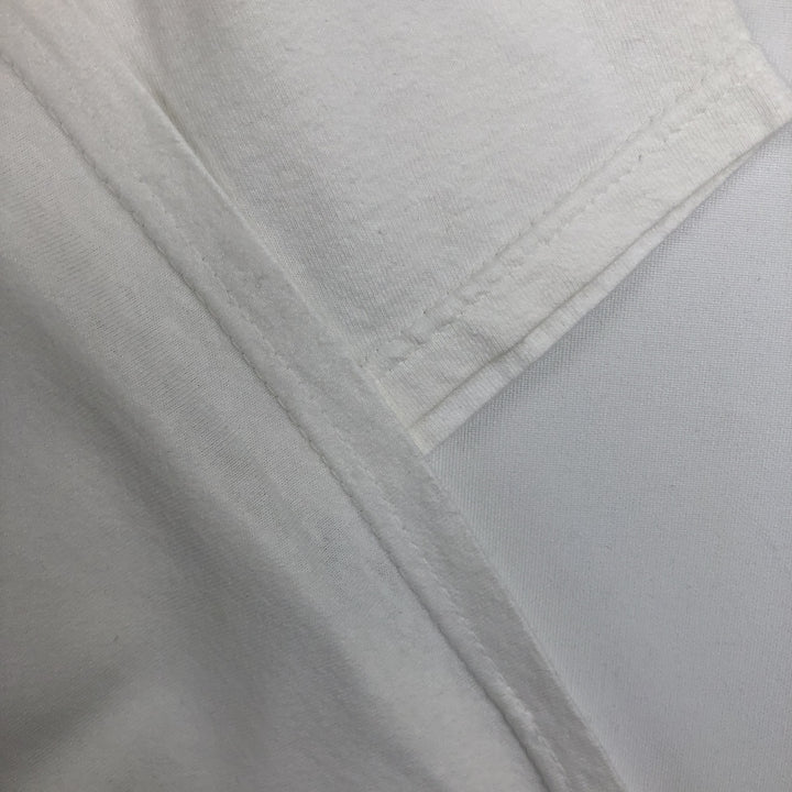 90s-00'S Hanes BUD SPORTS PRODUCTIONS advertising T-shirt, men's size L (approx.) cotton white type Vintage Second Hand