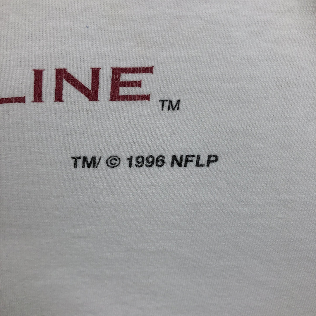 90'S LOGO ATHLETIC NFL WASHINGTON REDSKINS T-shirt, Men's XL equivalent. unclear white type Vintage Second Hand