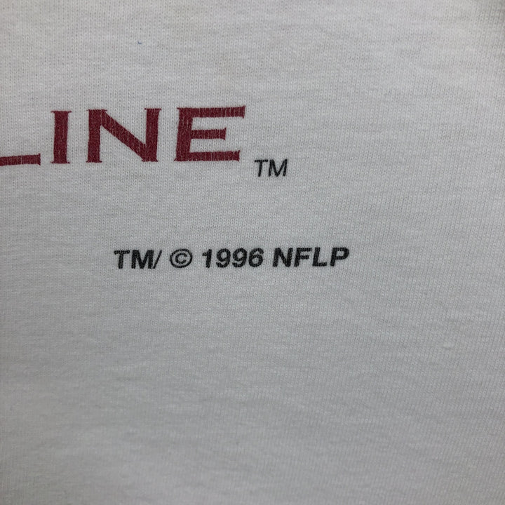 90'S LOGO ATHLETIC NFL WASHINGTON REDSKINS T-shirt, Men's XL equivalent. unclear white type Vintage Second Hand