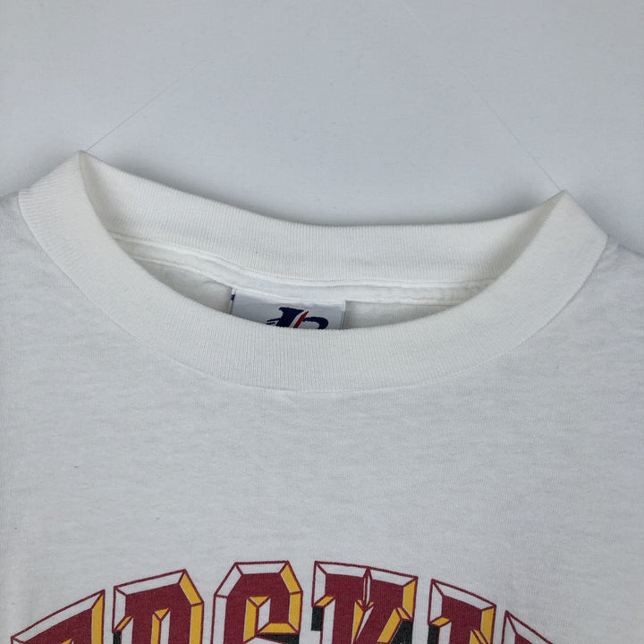 90'S LOGO ATHLETIC NFL WASHINGTON REDSKINS T-shirt, Men's XL equivalent. unclear white type Vintage Second Hand