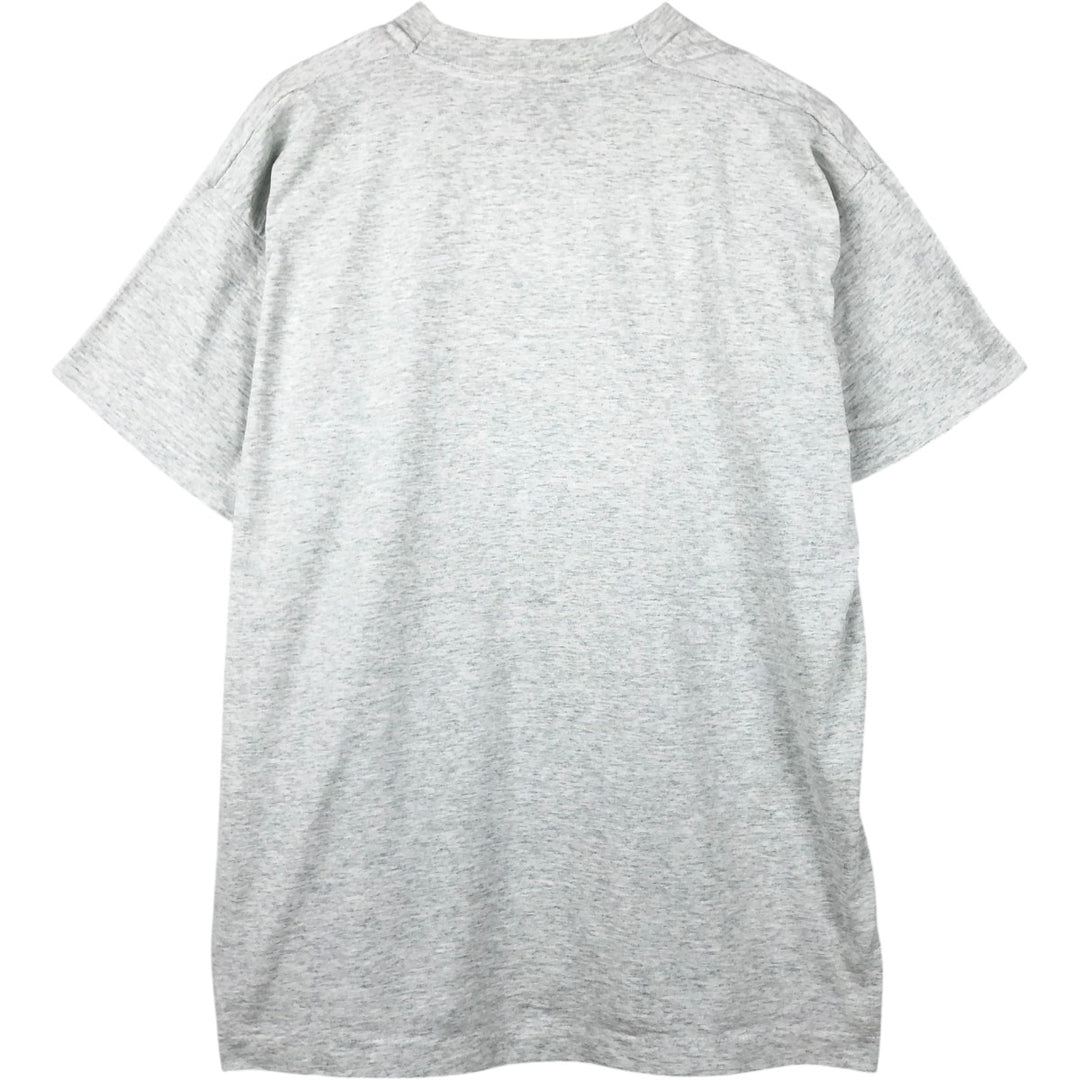 90'S Fruit of the Loom Message Print T-Shirt Made in USA Men's XL Vintage cotton gray type Vintage Second Hand