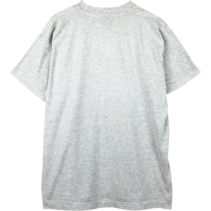 90'S Fruit of the Loom Message Print T-Shirt Made in USA Men's XL Vintage cotton gray type Vintage Second Hand