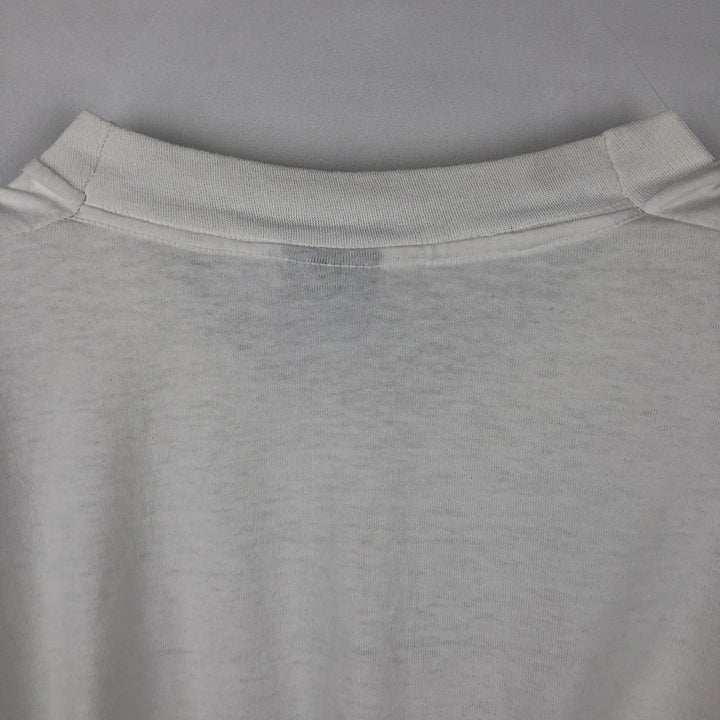 ~ 90'S Screen Stars Best Message Print T-Shirt, Made in USA, Men's Size L (Equivalent), Vintage cotton white type Vintage Second Hand