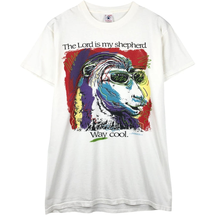 90'S Delta Art T-shirt, Men's Size M (approx.), Vintage cotton white type Vintage Second Hand