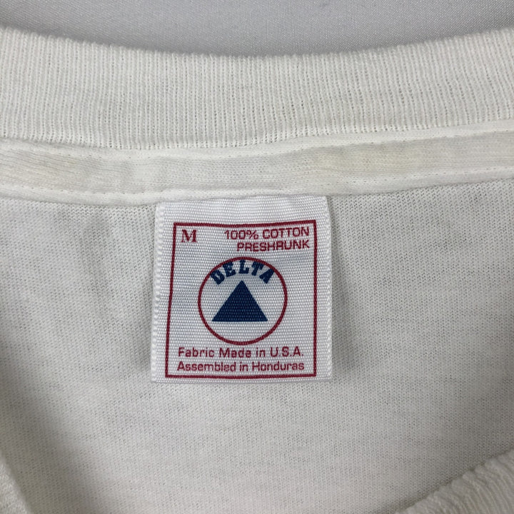 90'S Delta Art T-shirt, Men's Size M (approx.), Vintage cotton white type Vintage Second Hand