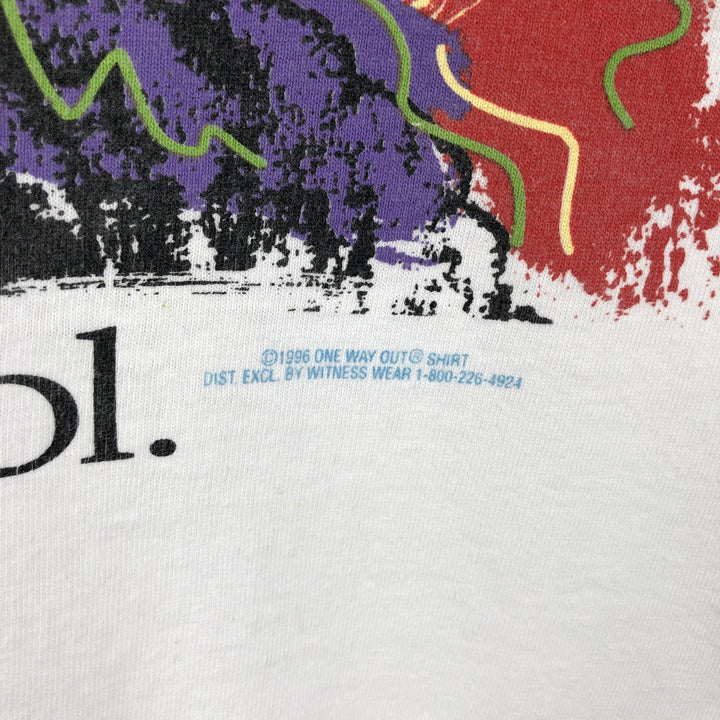 90'S Delta Art T-shirt, Men's Size M (approx.), Vintage cotton white type Vintage Second Hand