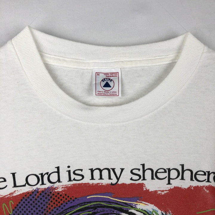 90'S Delta Art T-shirt, Men's Size M (approx.), Vintage cotton white type Vintage Second Hand