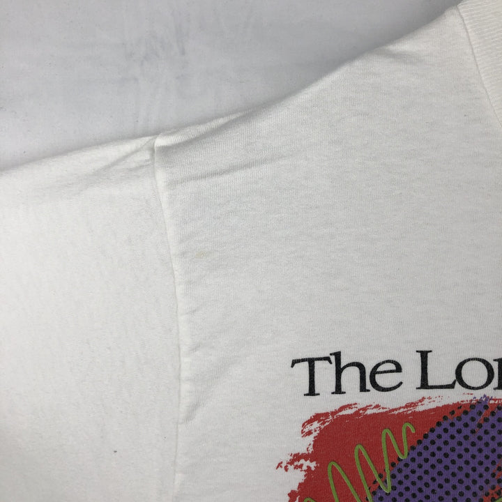 90'S Delta Art T-shirt, Men's Size M (approx.), Vintage cotton white type Vintage Second Hand
