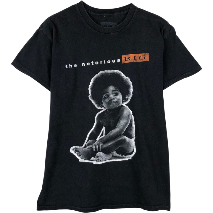 THE NOTORIUS BIG Rap T-shirt, Men's Size M cotton black type Vintage Second Hand