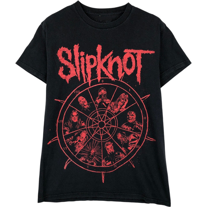 Slipknot Band T-shirt, Band T, Men's S size unclear black type Vintage Second Hand