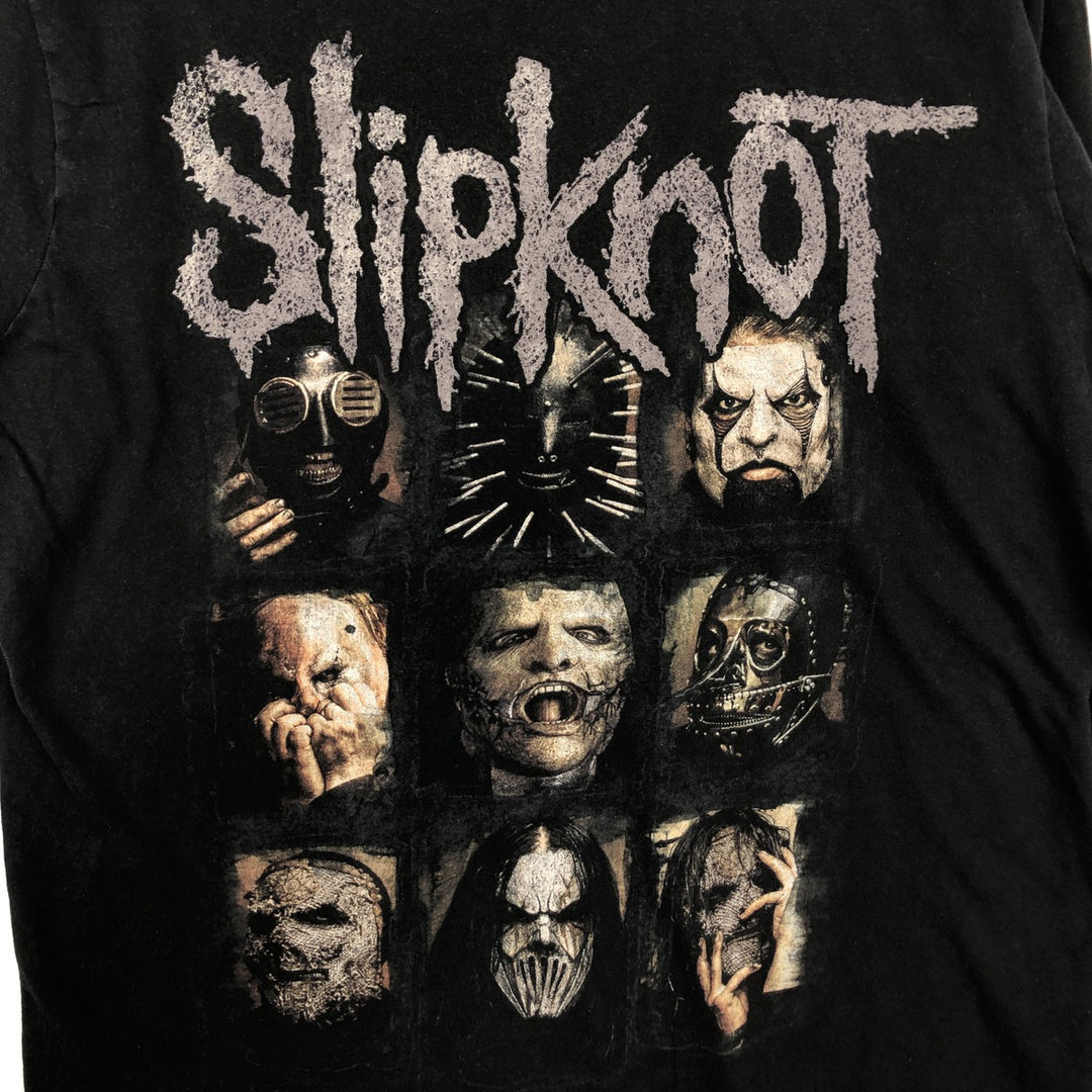 Slipknot Band T-shirt, Band T, Men's M size unclear black type Vintage Second Hand