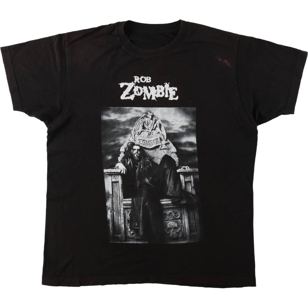 Rob Zombie Rob Zombie Band T-shirt Band T Men's XL size unclear black type Vintage Second Hand