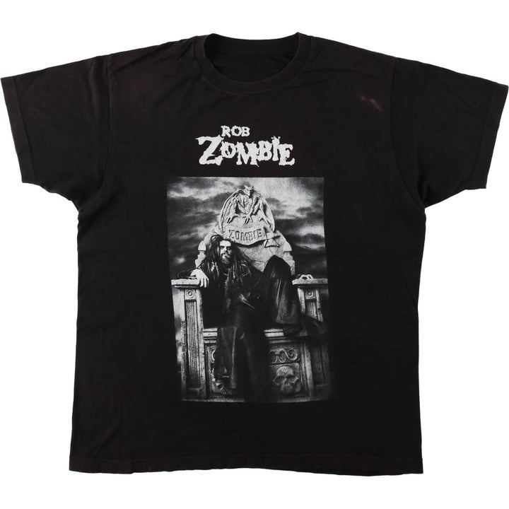 Rob Zombie Rob Zombie Band T-shirt Band T Men's XL size unclear black type Vintage Second Hand