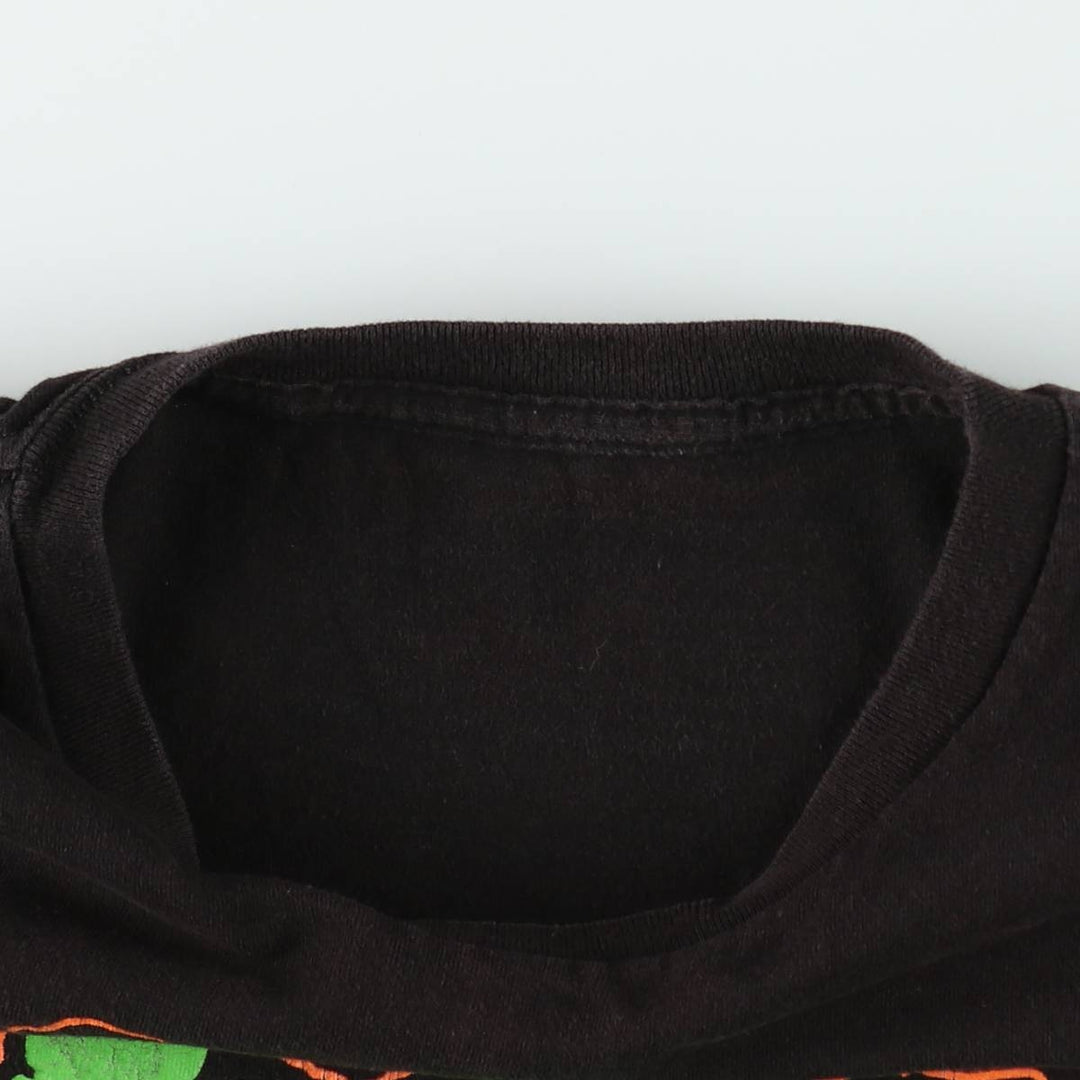 MISFITS Skull Pattern Band T-shirt, Men's XL size unclear black type Vintage Second Hand