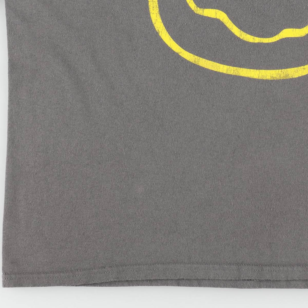 NIRVANA Nirvana Band T-shirt, Band T, Men's L size cotton Charcoal Vintage Second Hand