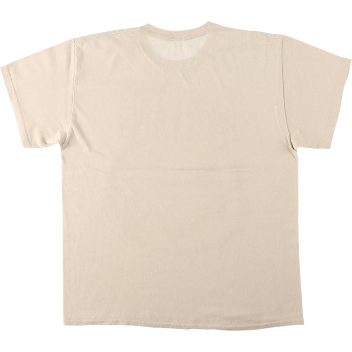 NIRVANA Nirvana Band T-shirt, Band T, Men's L size cotton Beige type Vintage Second Hand