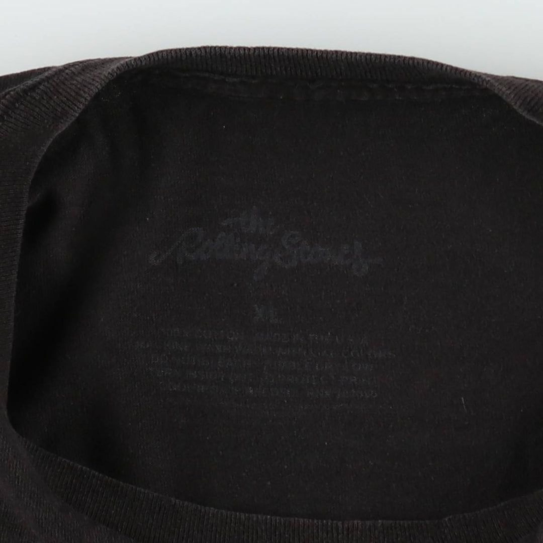 The Rolling Stones band t-shirt, made in the USA, men's size XL equivalent. cotton black type Vintage Second Hand