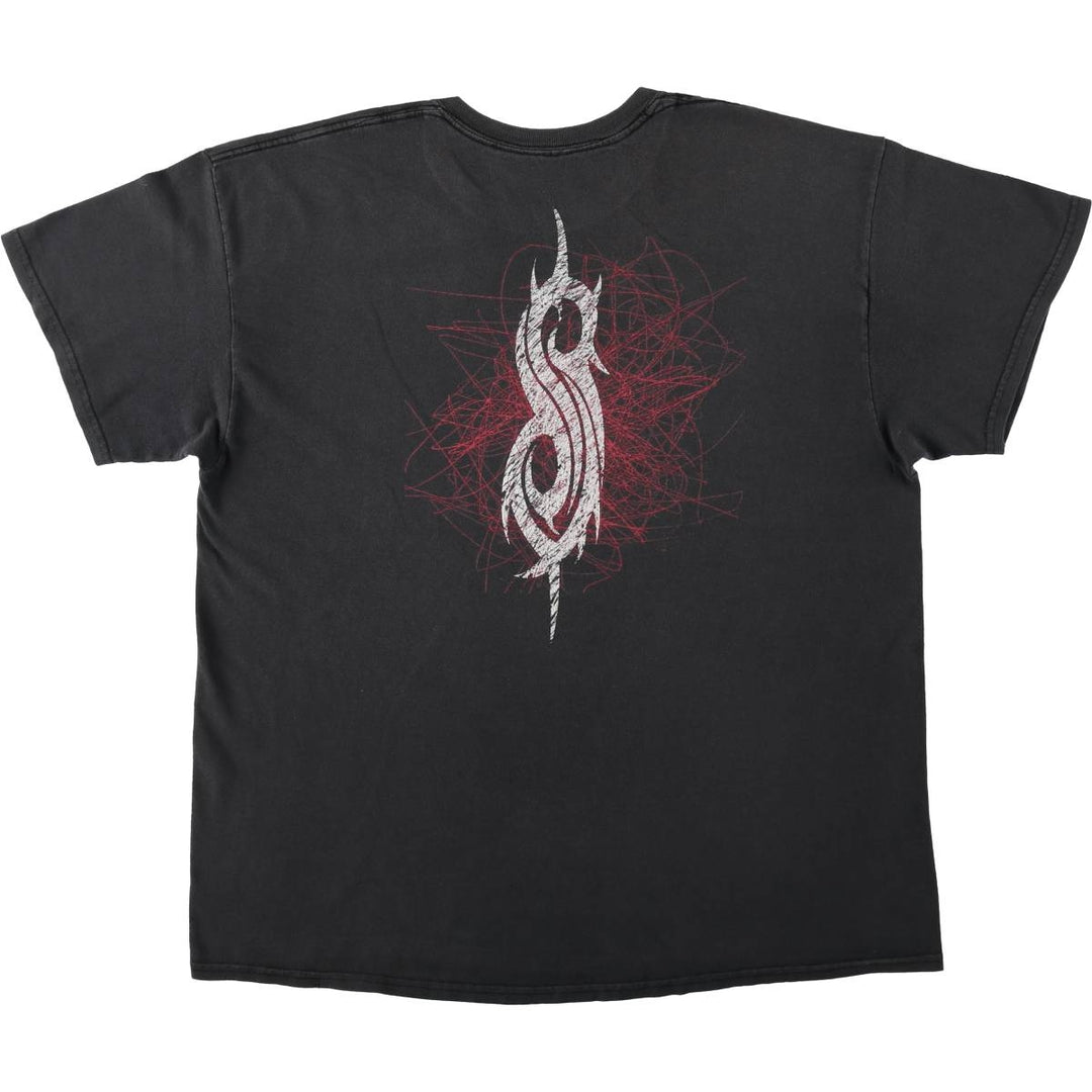 Slipknot Band T-shirt, Band T, Men's XL size unclear black type Vintage Second Hand