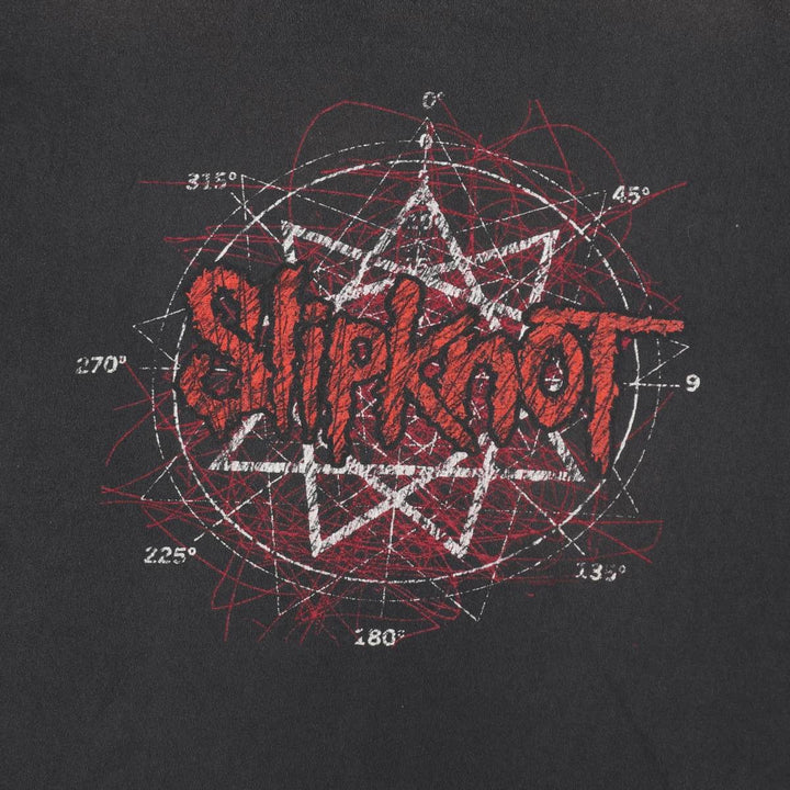 Slipknot Band T-shirt, Band T, Men's XL size unclear black type Vintage Second Hand