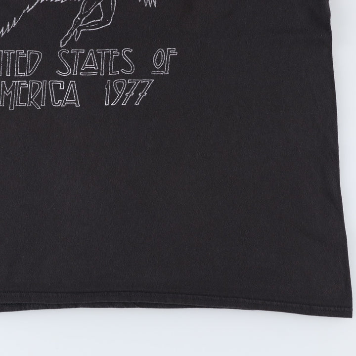 Led Zeppelin Band T-Shirt, Band Tee, Men's XXL cotton black type Vintage Second Hand