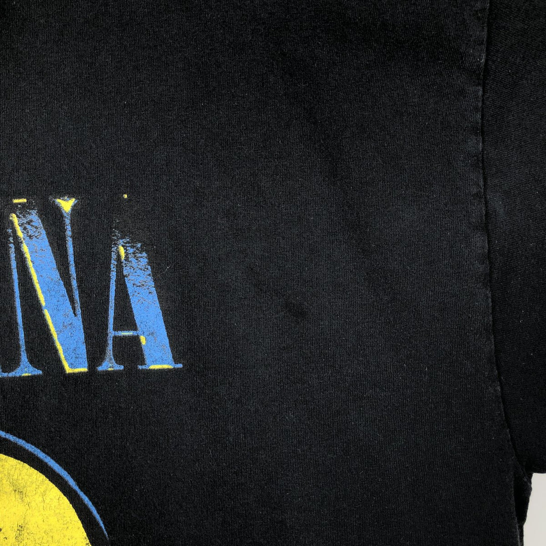 NIRVANA band t-shirt, men's size XXL equivalent. unclear black type Vintage Second Hand