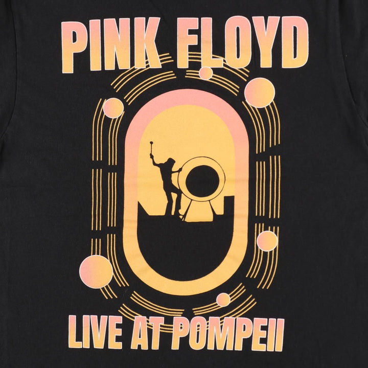PINK FLOYD Pink Floyd Band T-shirt Band T Men's M size cotton black type Vintage Second Hand