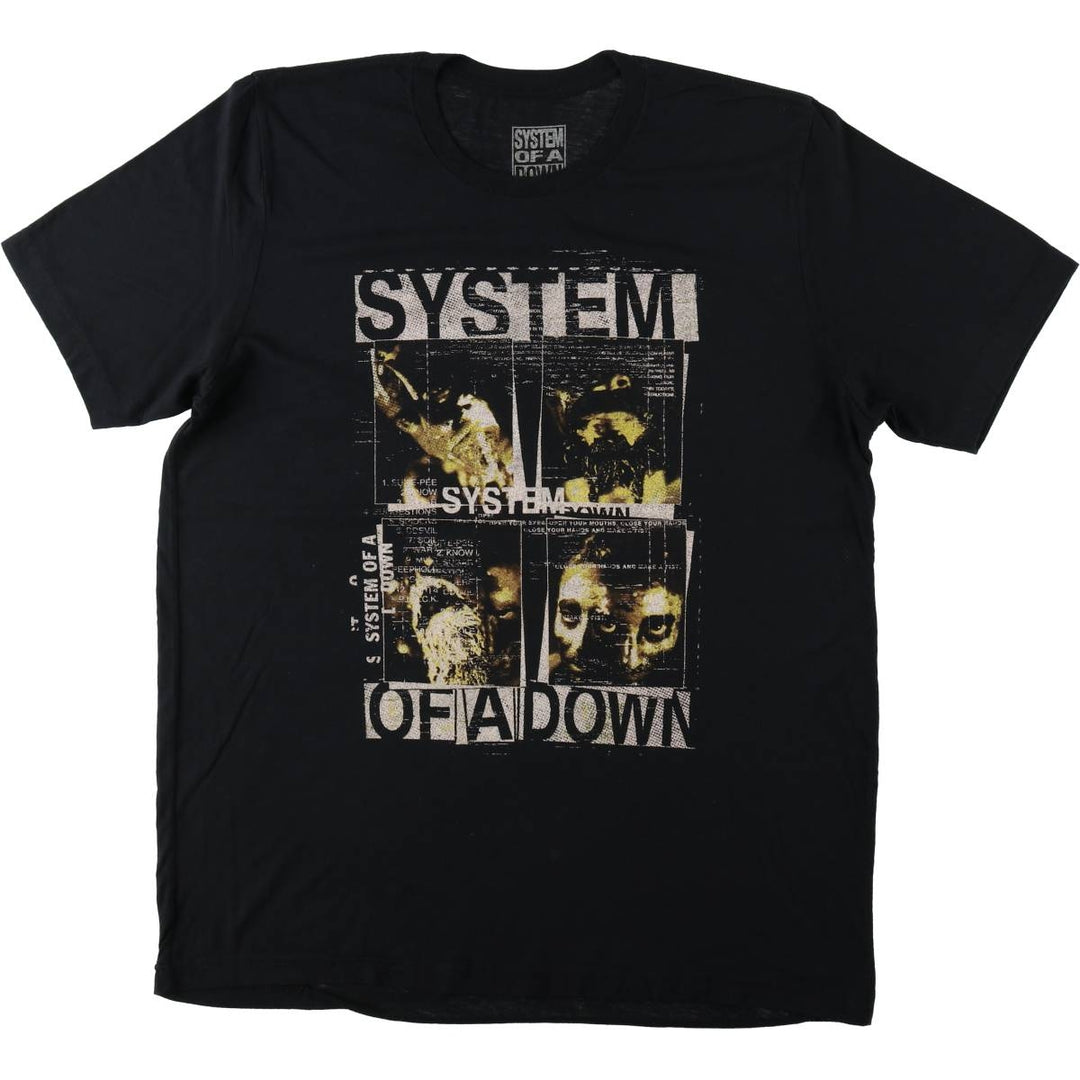 System of a Down Band T-shirt, Men's XL unclear black type Vintage Second Hand