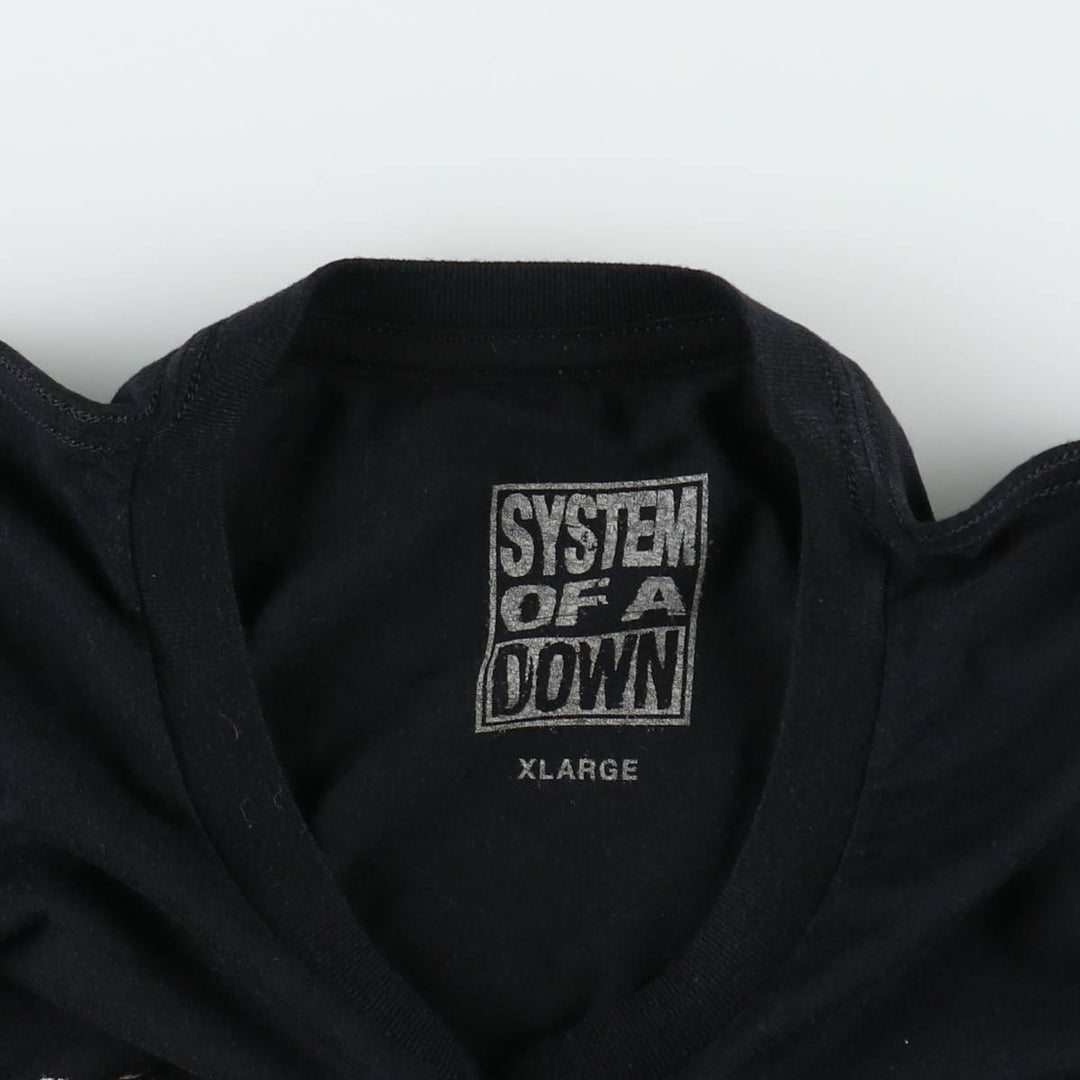 System of a Down Band T-shirt, Men's XL unclear black type Vintage Second Hand