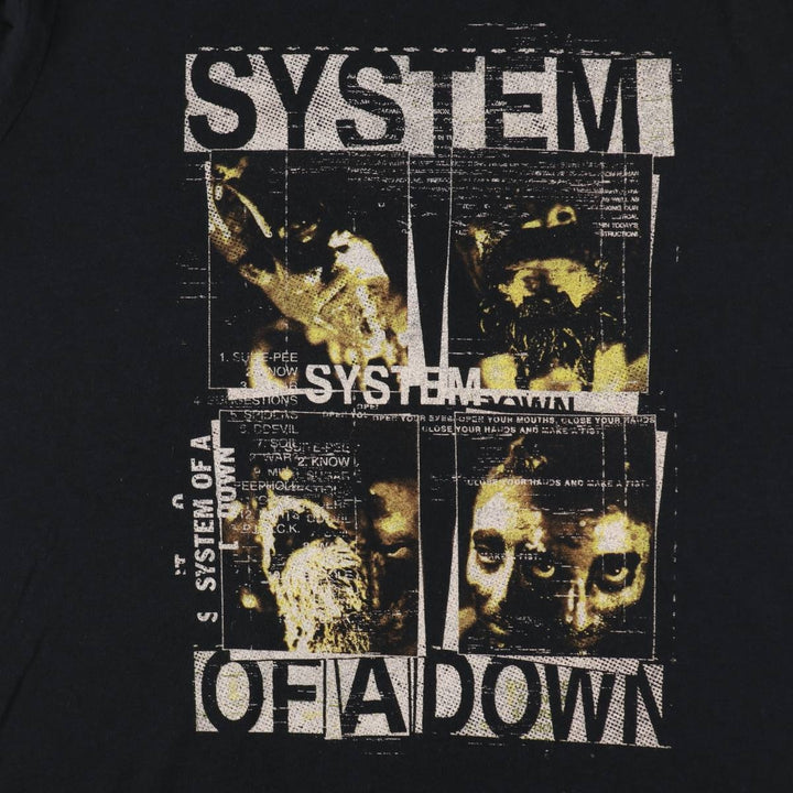 System of a Down Band T-shirt, Men's XL unclear black type Vintage Second Hand
