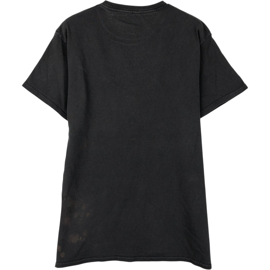 METALLICA Metallica Band T-shirt Band T Men's M size unclear black type Vintage Second Hand
