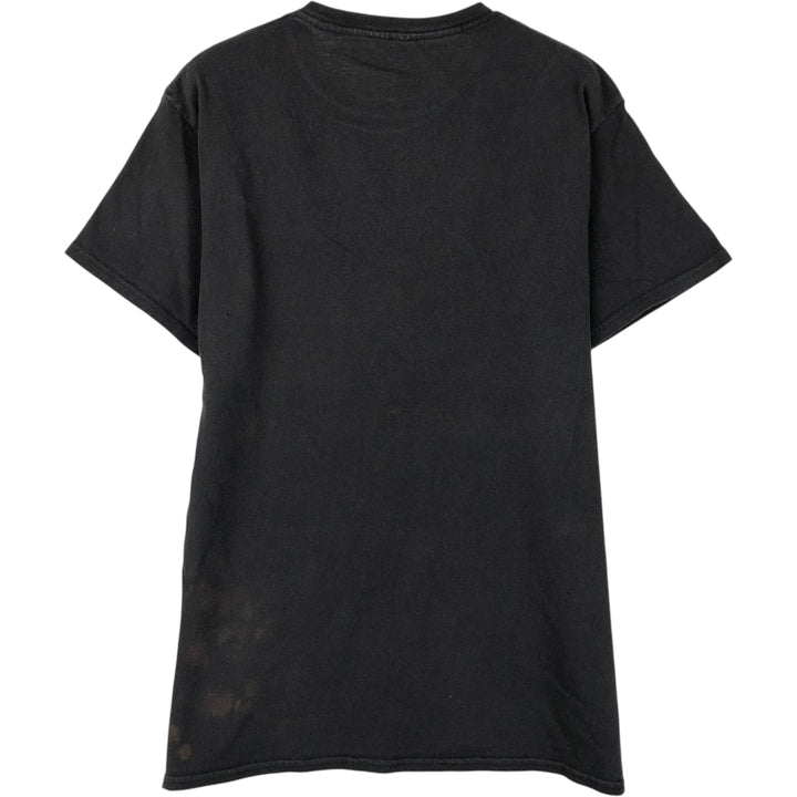 METALLICA Metallica Band T-shirt Band T Men's M size unclear black type Vintage Second Hand