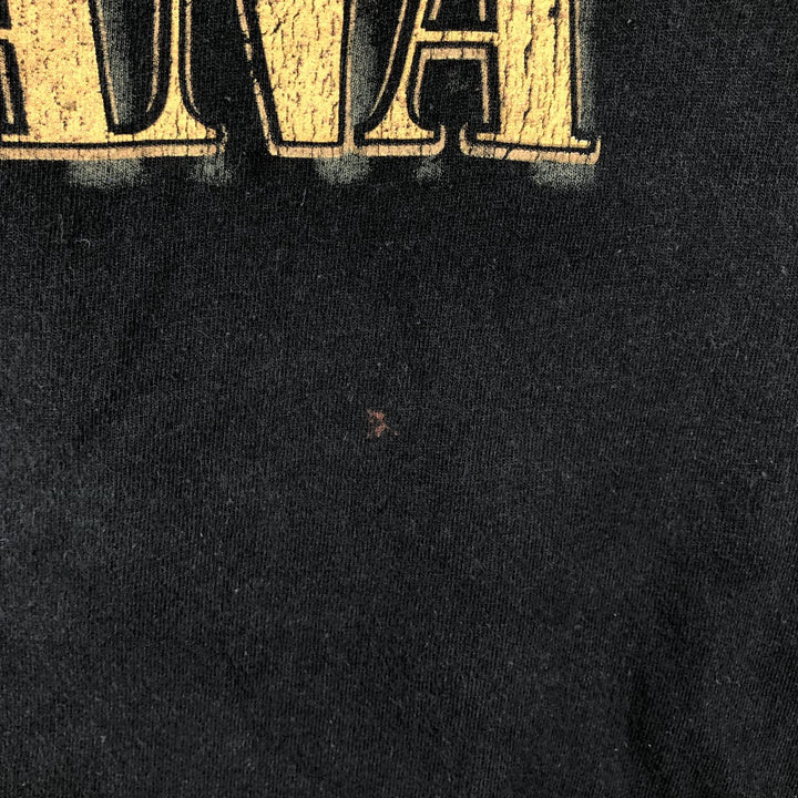 NIRVANA Nirvana Band T-shirt, Band T, Men's M size unclear black type Vintage Second Hand