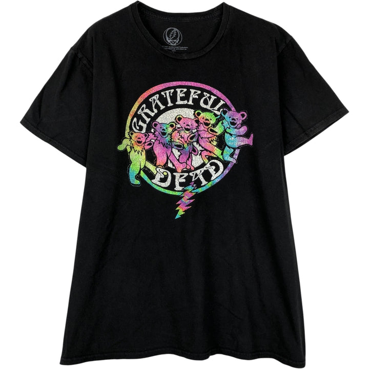 GRATEFUL DEAD DEAD BEAR Band T-shirt (Men's size L equivalent) cotton black type Vintage Second Hand