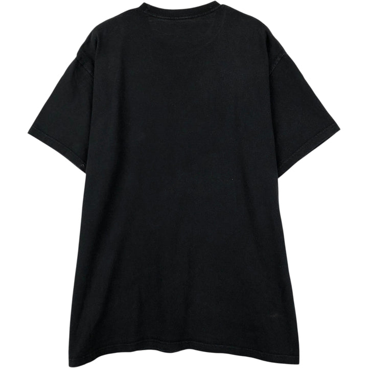 METALLICA Skull Pattern Band T-shirt Band Tee Men's M size cotton black type Vintage Second Hand