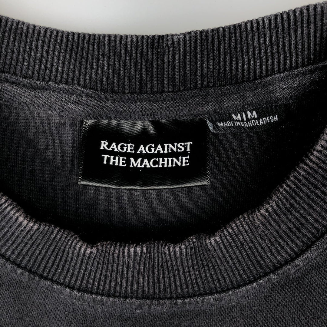 Rage Against the Machine band t-shirt, men's size M (approx.) cotton black type Vintage Second Hand