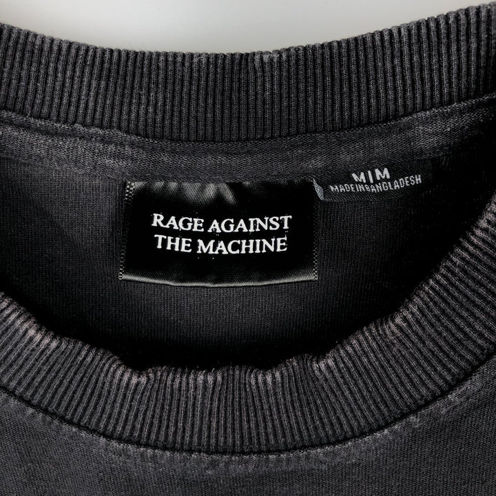 Rage Against the Machine band t-shirt, men's size M (approx.) cotton black type Vintage Second Hand