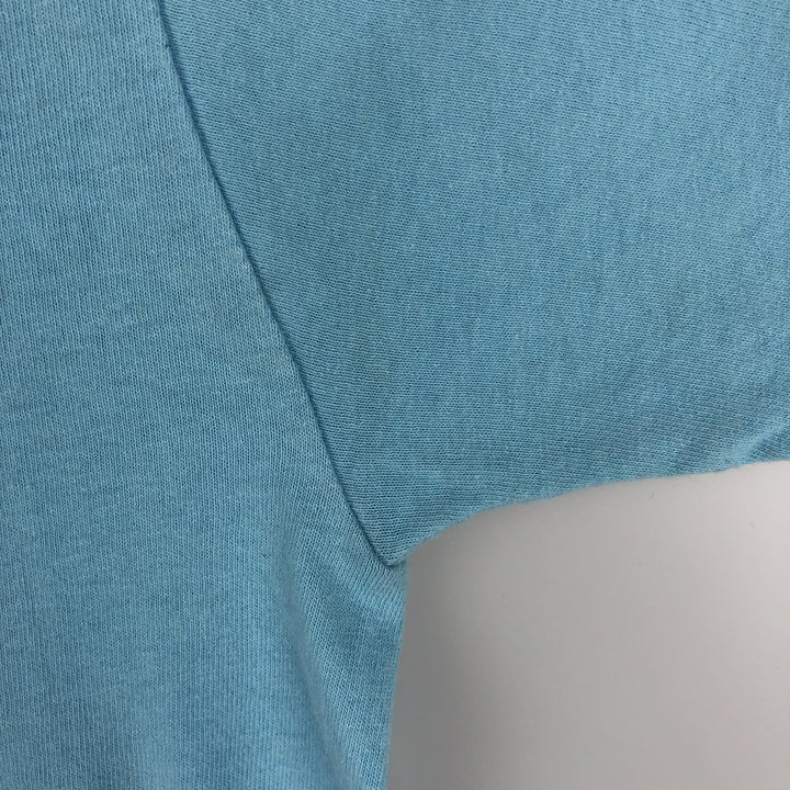 METALLICA Skull Pattern Band T-shirt Band Tee Men's M size cotton Blue type light blue Vintage Second Hand