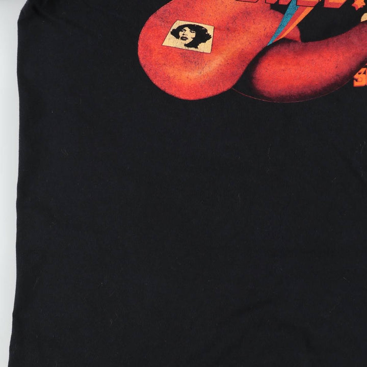 The Rolling Stones Band T-shirt, Men's XL cotton black type Vintage Second Hand