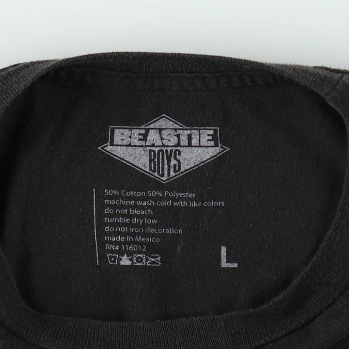 BEASTIE BOYS Rap T-Shirt (Men's Size L) cotton black type Vintage Second Hand