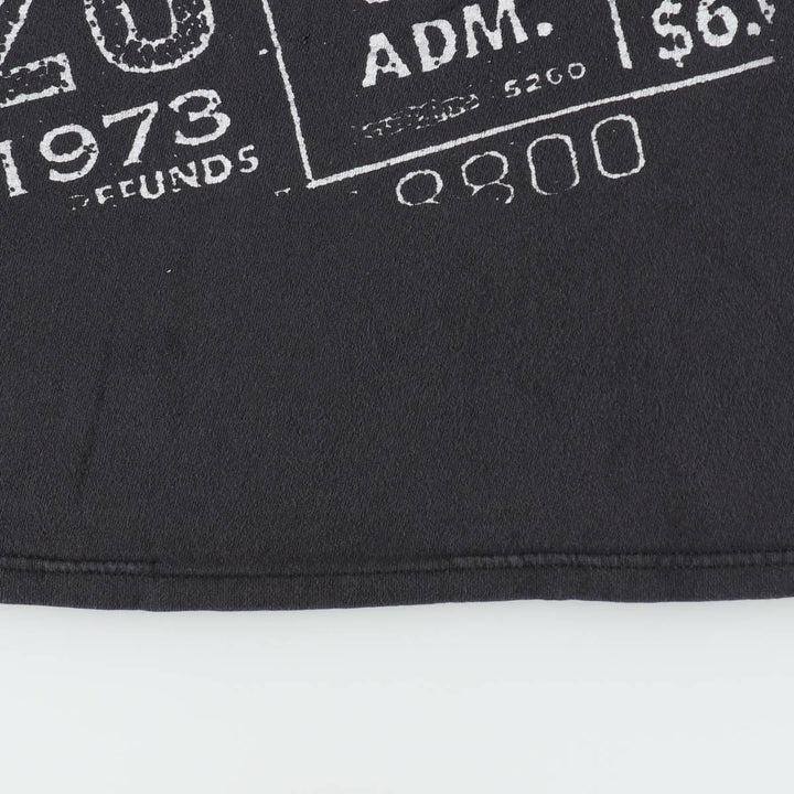 DELTA PINK FLOYD Band T-Shirt (Men's XXL equivalent) cotton black type Vintage Second Hand